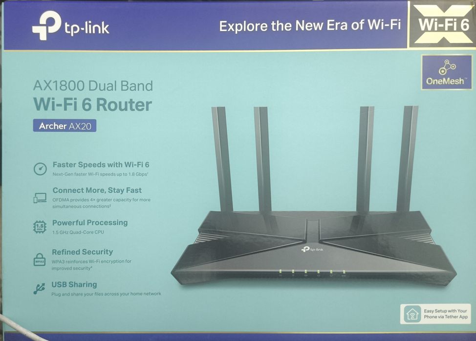 TP-Link Archer AX20 / AX1800 Wi-Fi Роутер (Router)