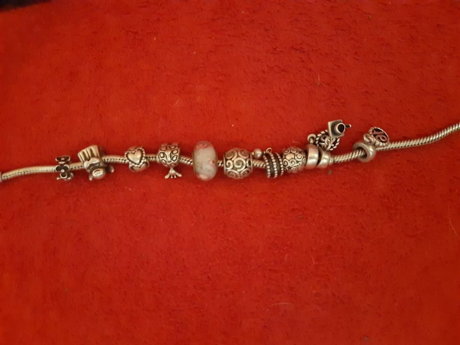 Brățară pandora 11 charm-uri
