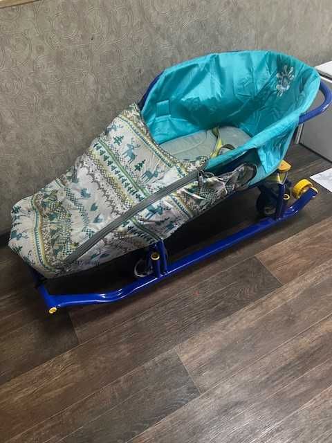 Санки детские с колесами