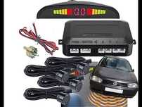 Парктроник Parking sensor комплект с четири ултразвукови черни се