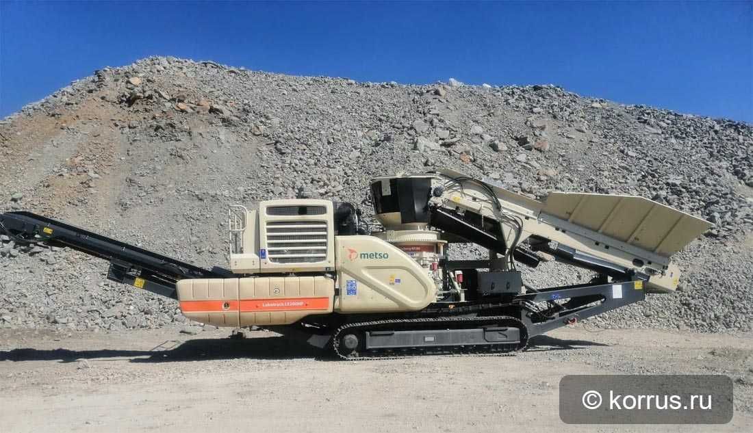 Конусная дробилка metso Lokotrack LT200HP