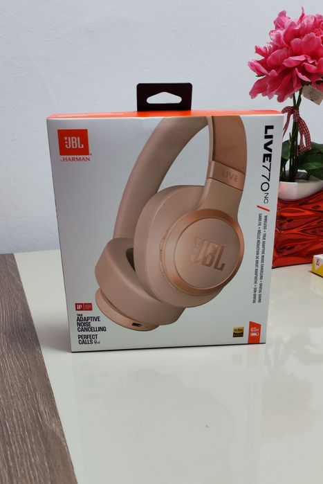 Casti Over-ear JBL Live 770NC, Noise Cancelling, Sigilate!
