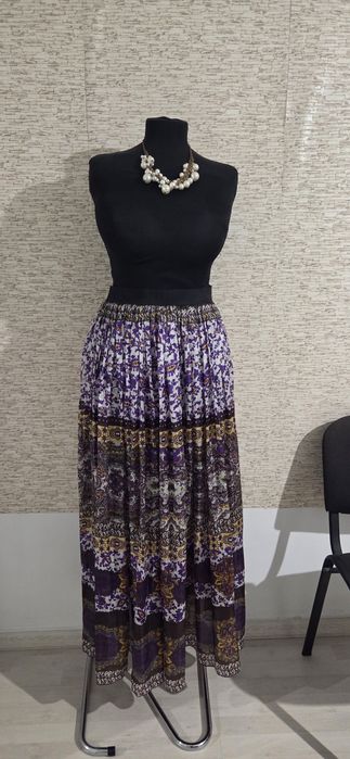 Fusta lunga din matase naturala