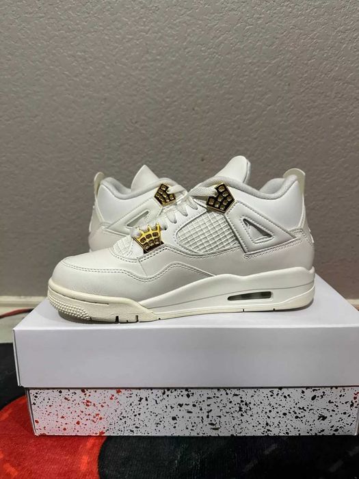-299,99 RON- Jordan 4 Metalic Gold - Orice Masura - Verificare Colet