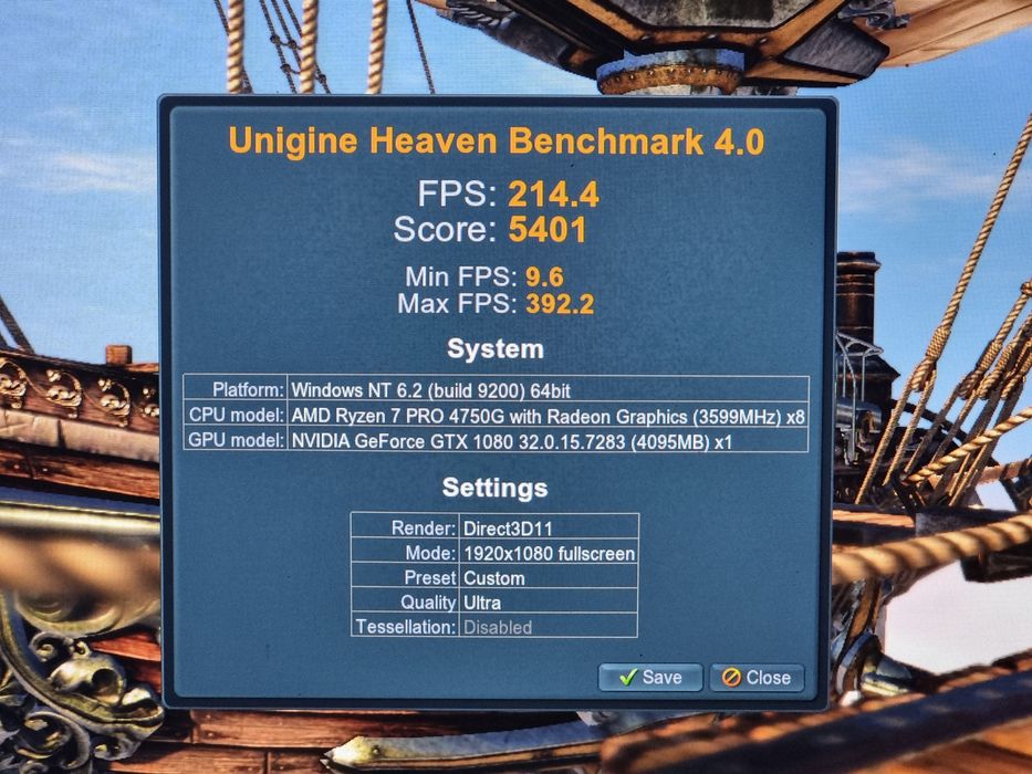 Fortnite Геймърски Компютър/R7 4750G/16GB RAM/SSD-512GB/GTX 1080 8GB