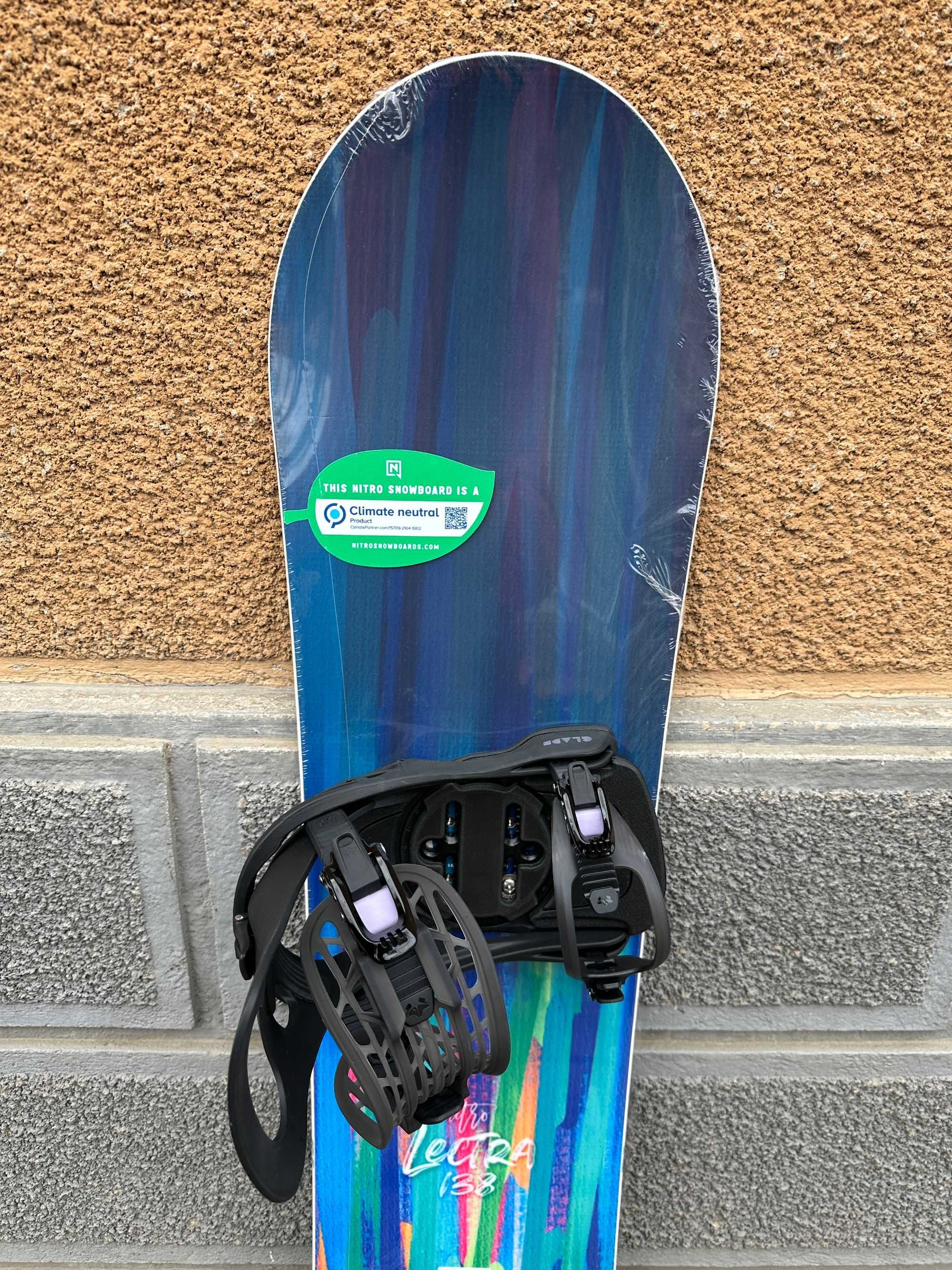 placa noua snowboard nitro lectra brush rental L138cm