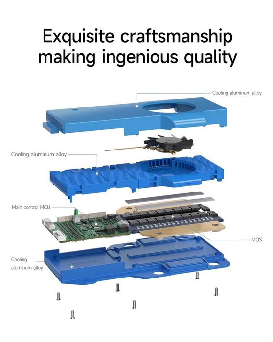 BMS БМС DALY LIFEPO4 250A 8-17S с Bluetooth WIFI