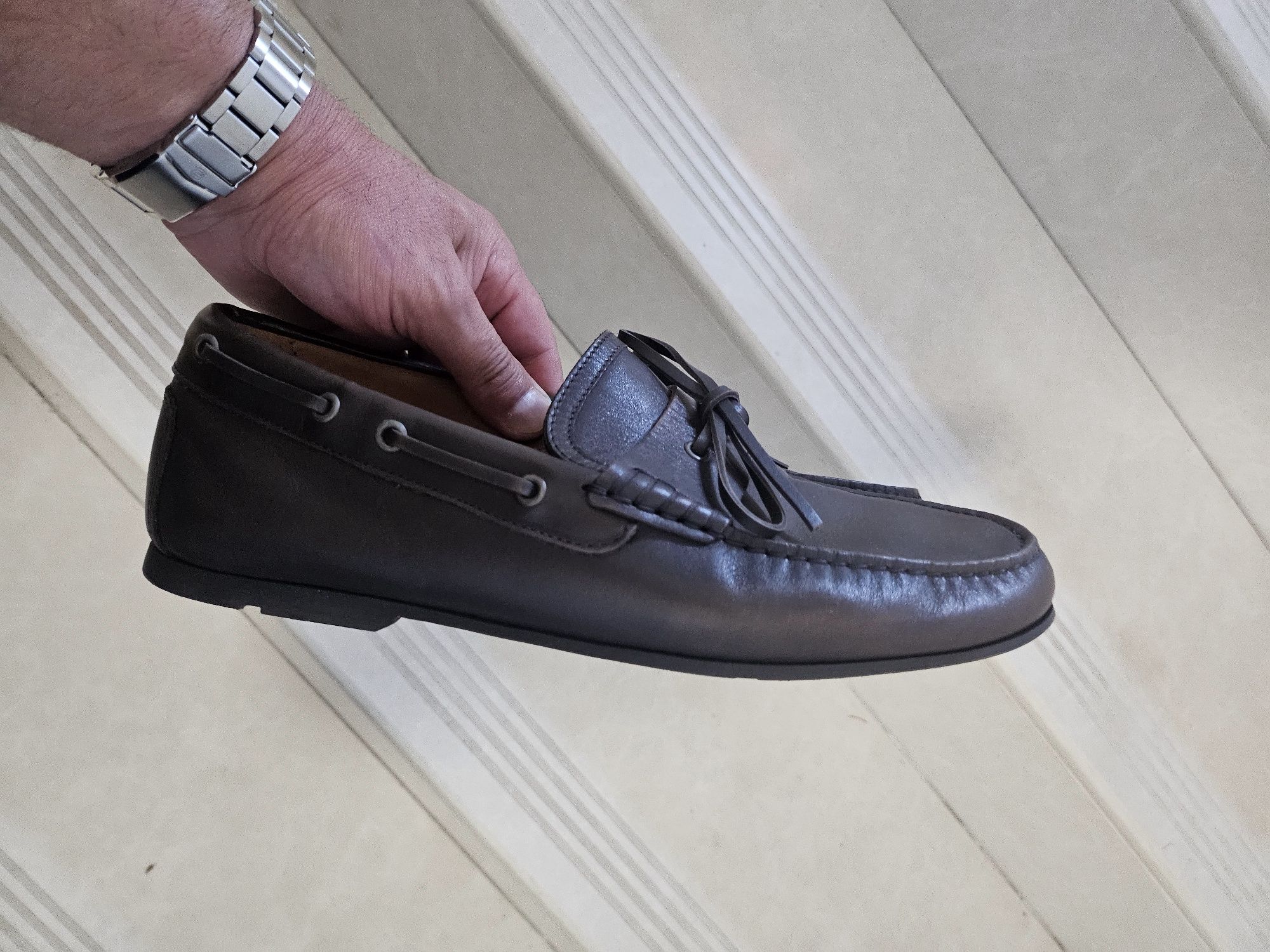Massimo dutti  оригинални мъжки мокасини