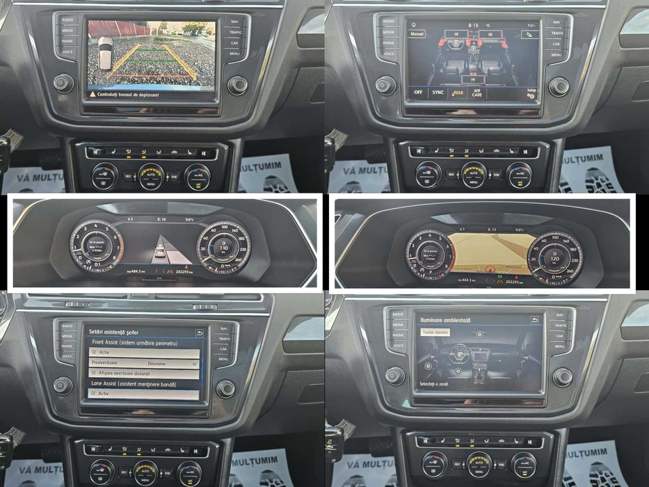 VW Tiguan HighLine 2017 DSG / Virtual Faruri LED PANO Camera / TOP