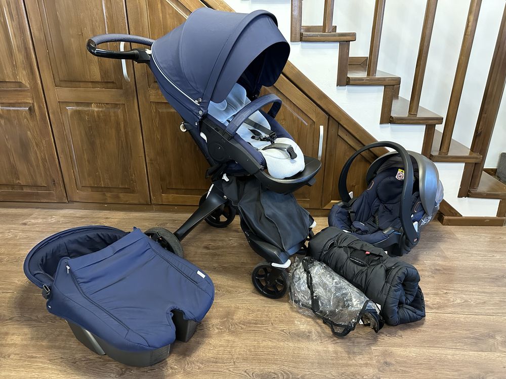 Stokke V5 3 în 1 - Navy Blue