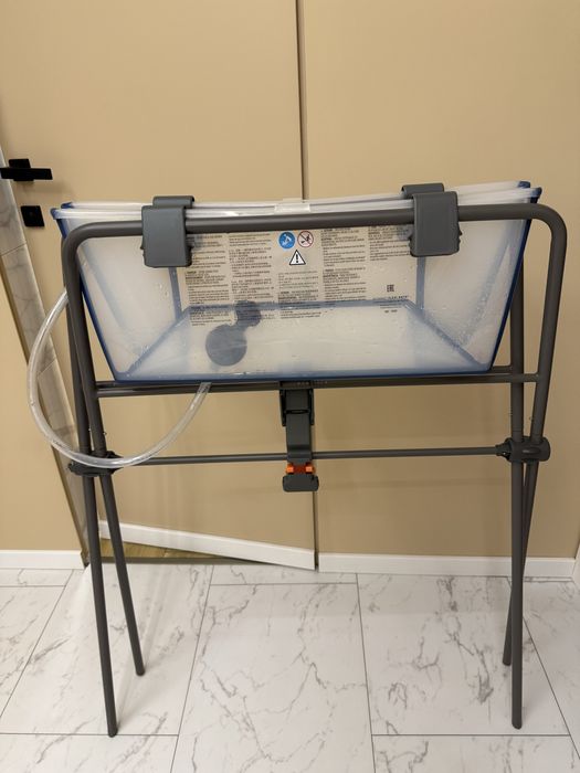 Стойка за вана Stokke Flexi Bath Stand, вана и поставка за новородено