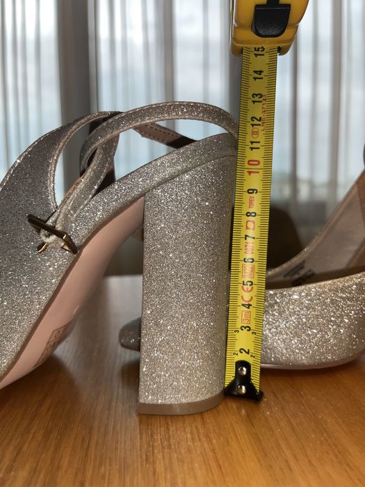 Дамски офиц. обувки - дебел ток