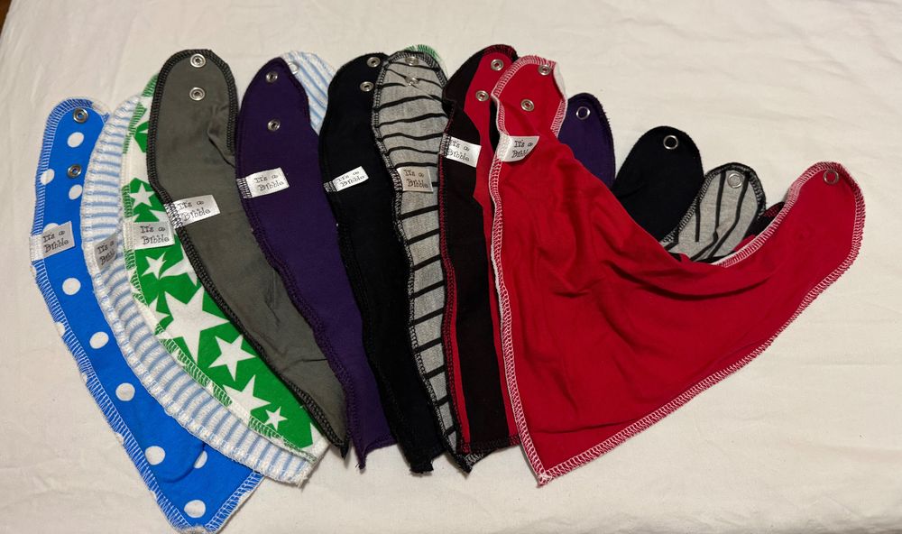 Пакет триъгълни лигавници It’s a Bibble – 9 броя, отлични