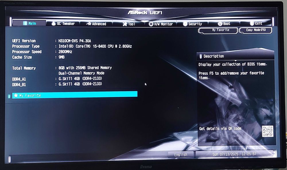 KIT i5 8400 2.8GHz + ASRock H310CM-DVS + Cooler Intel