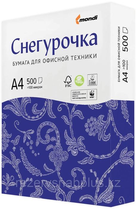 Бумага офисная А4 снежинка