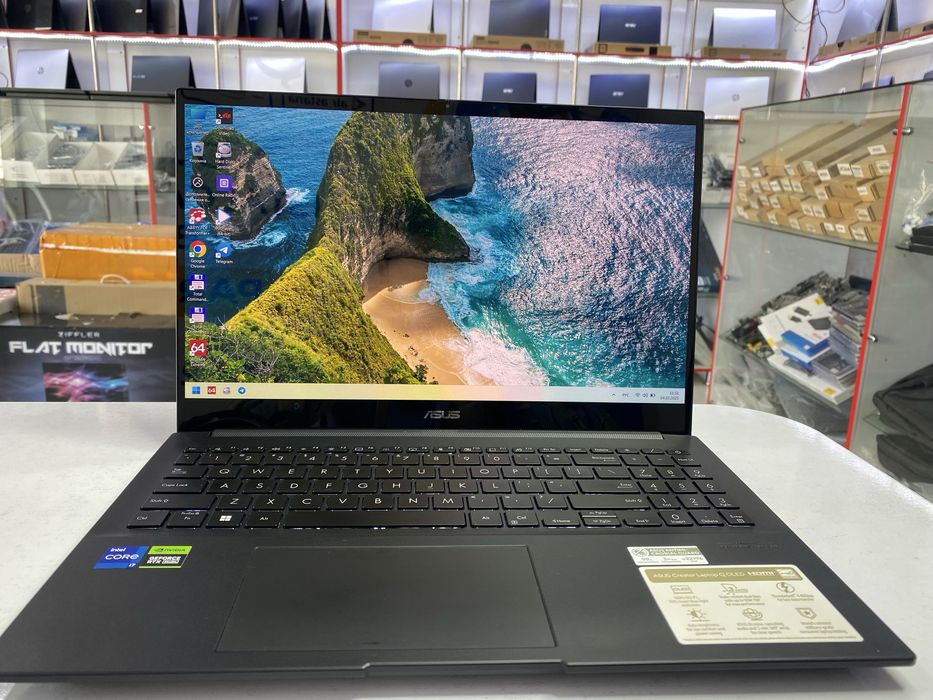 Asus OLED EKRAN SOʻRAGANLAR UCHUN RTX 3050 6gb vidyokartalik