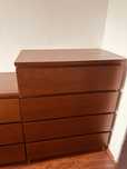 2 Dulapuri/ comode malm ikea 6 si 4 sertare