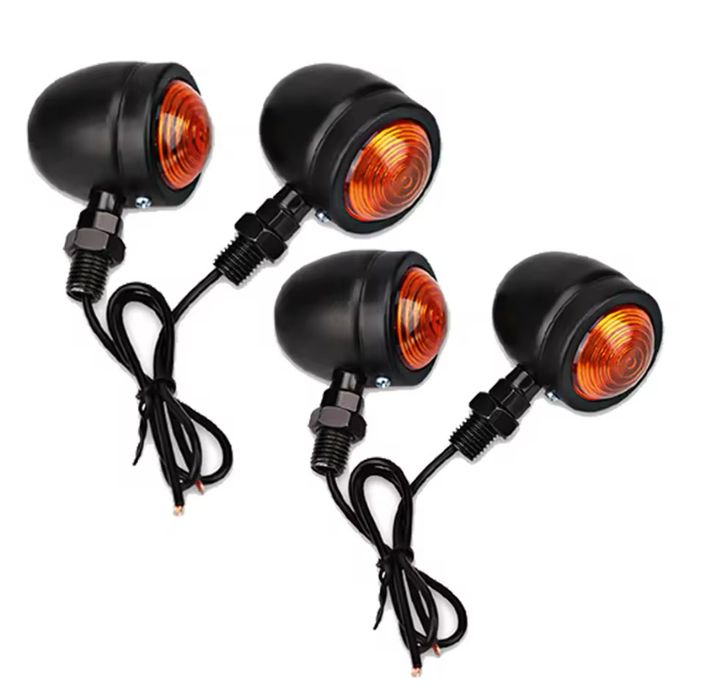 Set 4 semnalizari metalice moto scuter atv