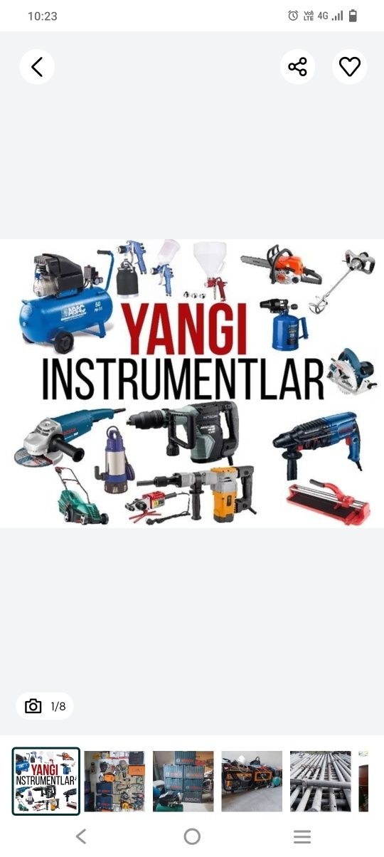 Instrument arenda