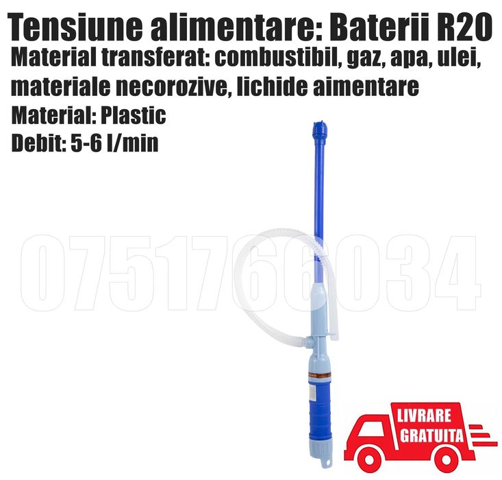 Pompa Apa Ulei Motorina Lichide Electrica + LIVRARE GRATUITA !