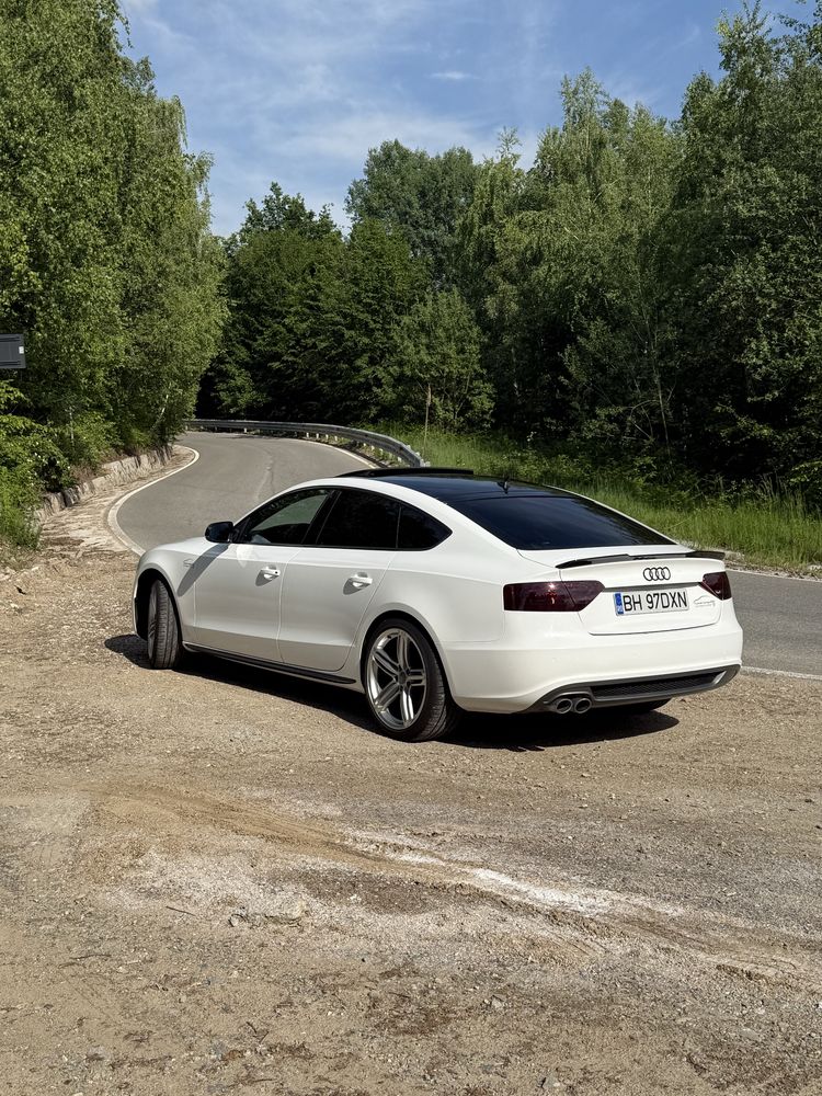 Vand Audi A5 S line Full Inclusiv Trapa Alb Perlat Colantata Integral