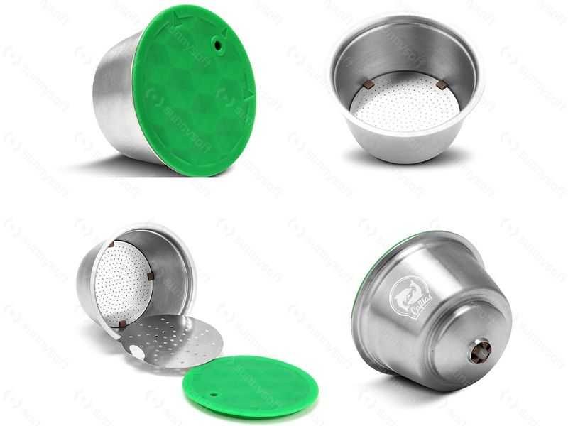 Set Capsula cafea INOX Dolce Gusto Crema, reincarcabila/lavabila