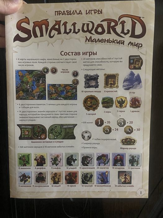 Настольная игра Small World