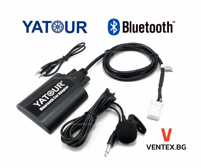 Yatour BTK Bluetooth/AUX интерфейс за Toyota Avensis, Auris, RAV4