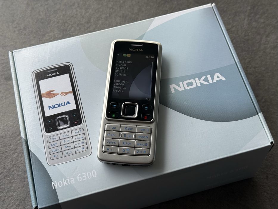 Nokia 6300 Silver/Neverlocked•Full Box•Made in Romania•Ca Nou