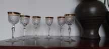 Pahare din  cristal  1920 perioada regalitatii