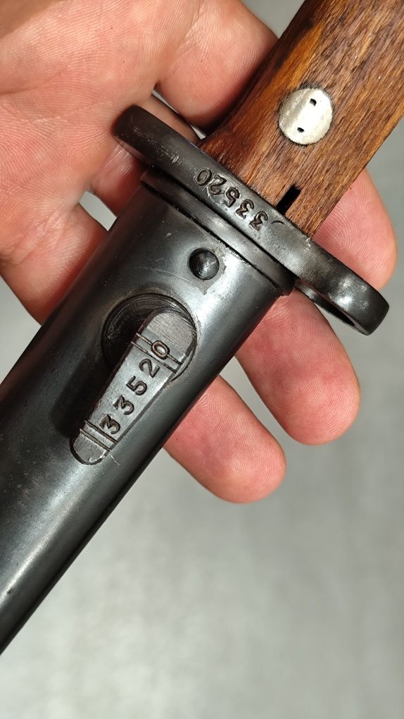 Mauzer M1948 / Югославия 1948г. / Щик / Нож