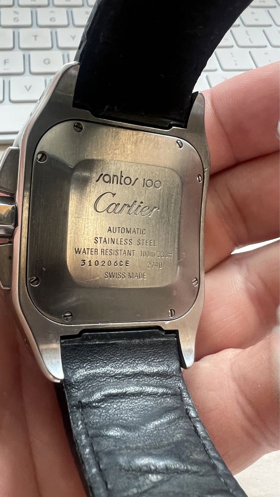 Ceas Cartier Santos 100 XL chronograph