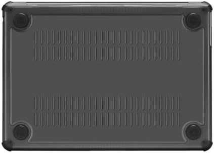 Нов MacBook Air 15" Калъф Черен TPU + Клавиатурен Капак А3241 А3114