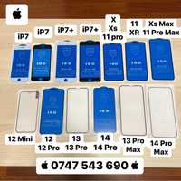 Folie Sticla iPhone 7,8,7/8+,X,Xr,Xs,Xs Max,11 Pro, 12 13 14 Pro Max