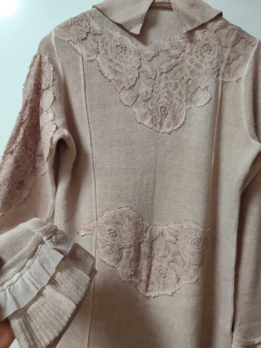 Уникална Арт туника, тип дълга жилетка