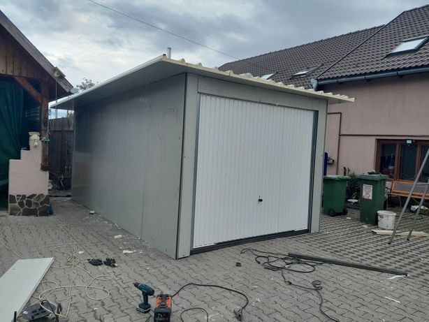 Vand garaje pe structură metalică 6 x 6