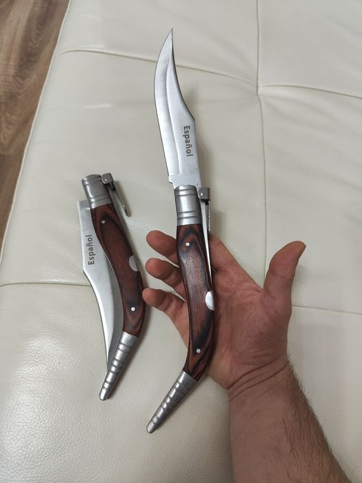 Cuțit Spaniol 38cm / maner lemn / Cuțit Crichet Spania