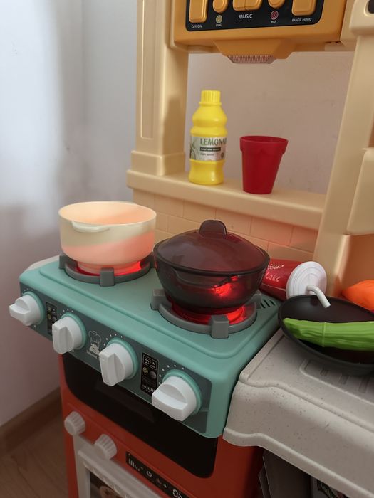 Bucatarie copii cu abur, sunete si lumini