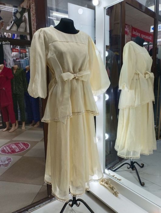 Вечернее платье двойка 25000 тг, размер 46