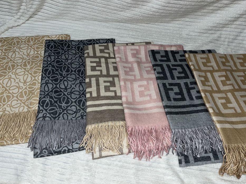 Теплые зимние шарфы