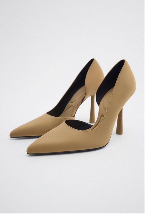 Атласные туфли Zara