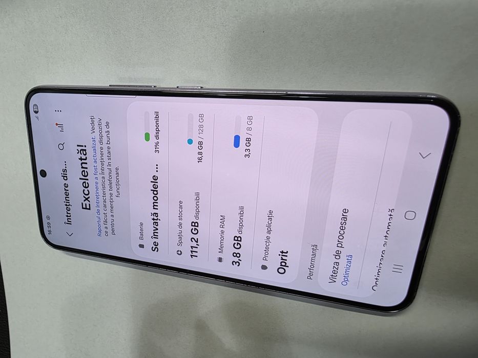 Samsung Galaxy S22 5G Purple 128GB 8GB-RAM Liber de retea Stare Buna