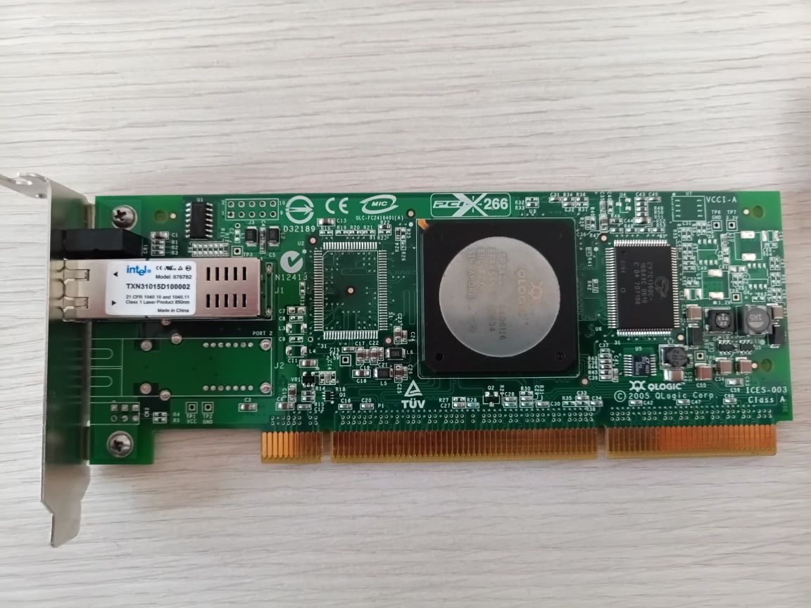 Адаптер QLogic PCI-X 266MHz 4Gb QLA2460-E Fibre Channel