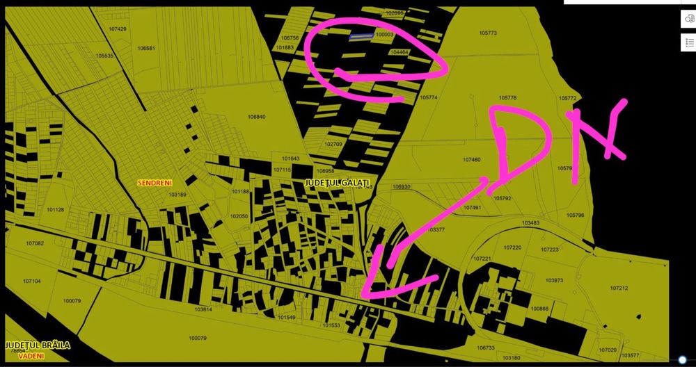 Teren extravilan Sendreni