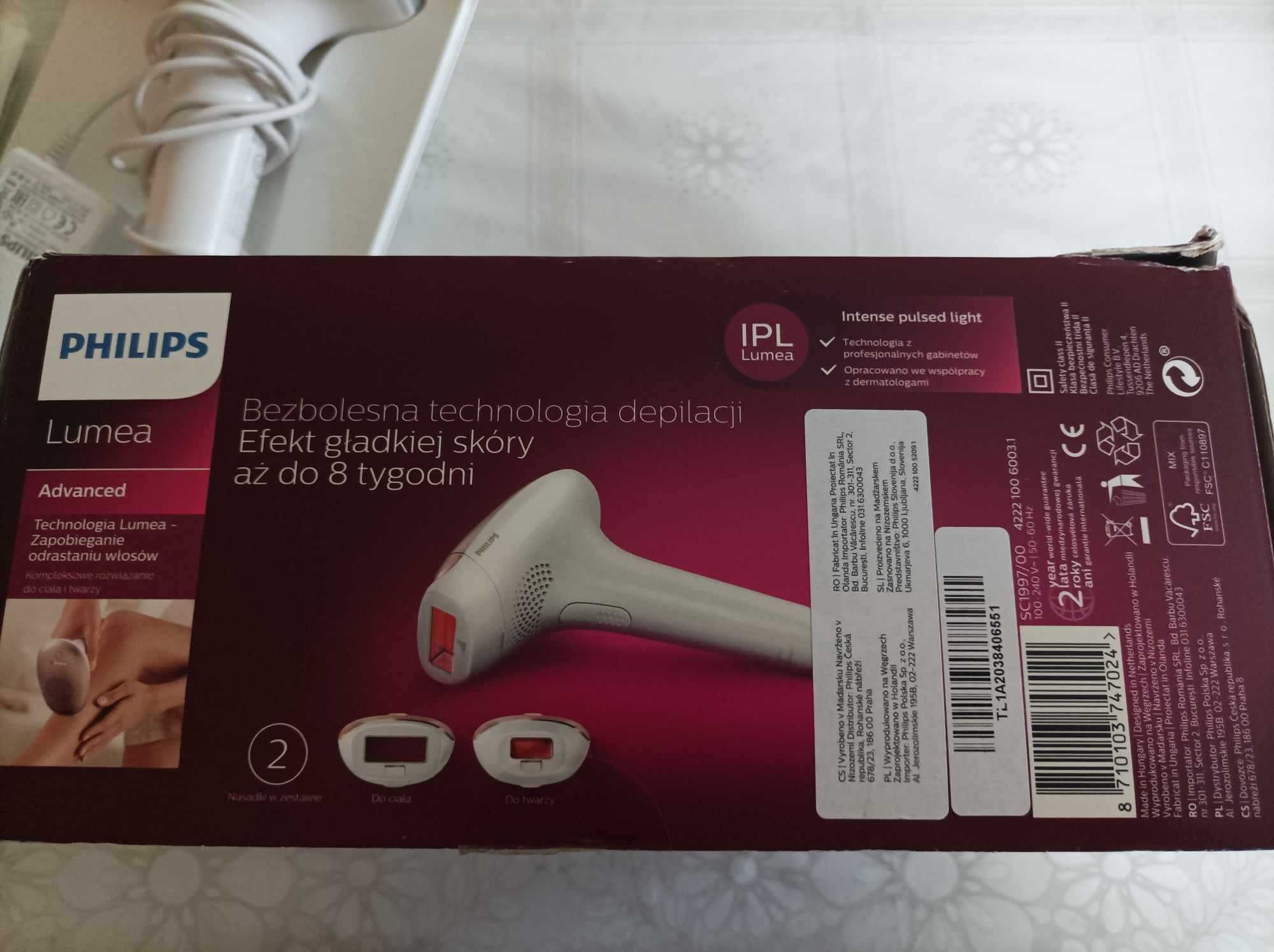 Фотоепилатор Philips SC1997/00 Lumea Advanced
