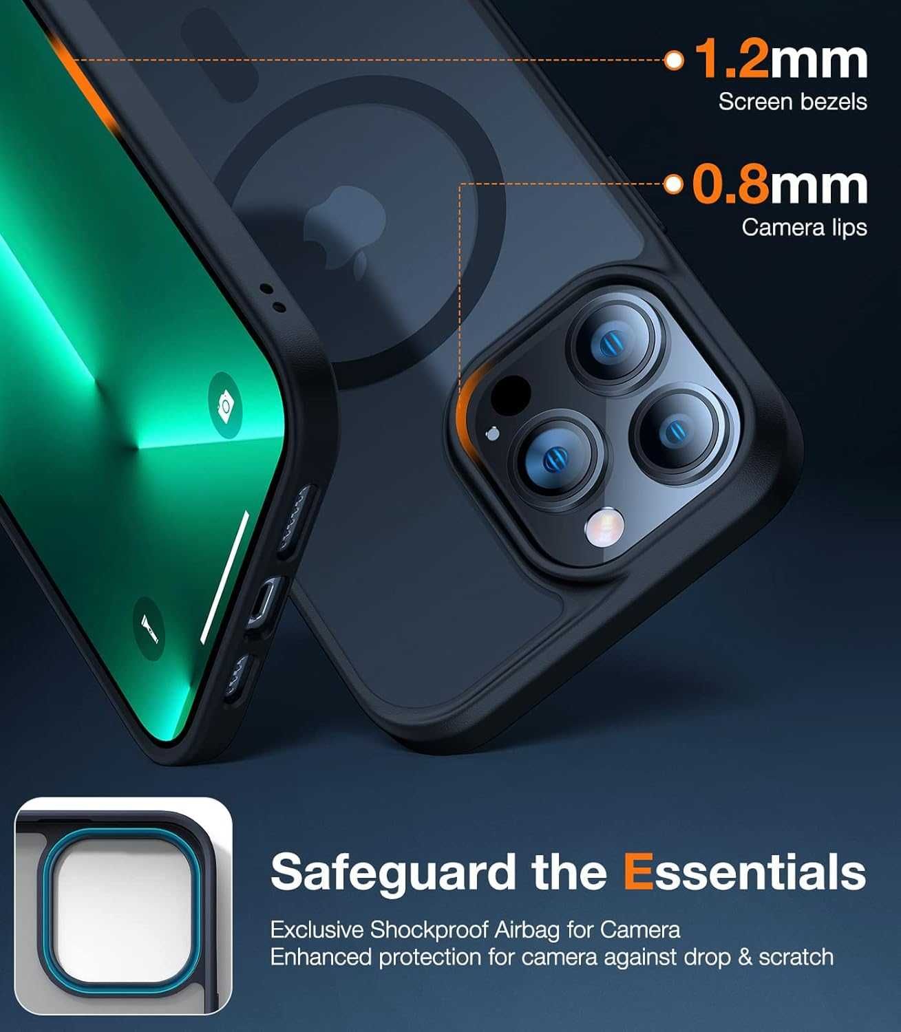 Husa magnetica MATEPROX pentru iPhone 14 6.1,compatibila MagSafe