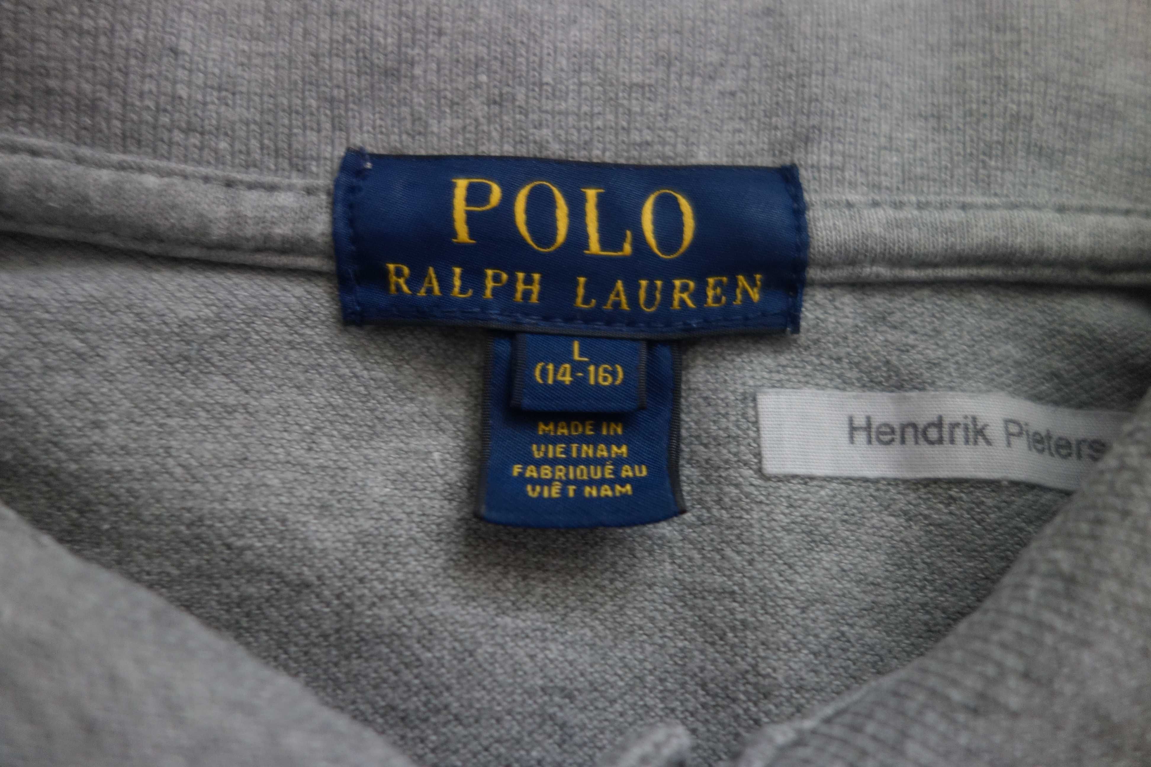 Tricou copil Ralph Lauren, Gri, Marimea 14-16 ani, Stare foarte buna