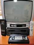 TV + videoplayer VHS stare buna de functionare. Raspund doar telefonic