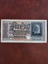 50 Reichs Mark 1939-1945,Germania, zvastica.