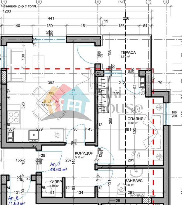 Продава се Двустаен апартамент в Варна, Аспарухово - 60 кв.м за 1334 €/кв.м - Снимка #2